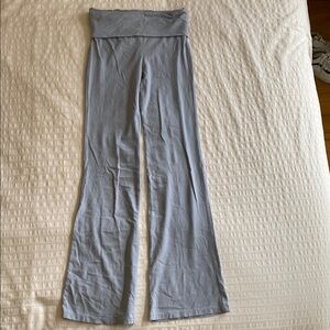 Light Blue Flared Leggings NWOT